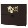 Coffret 3 petites bouteilles en cuir Rum Explorer