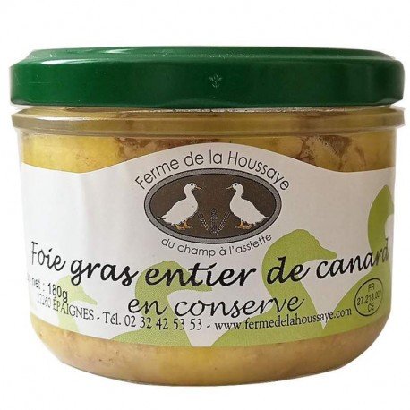 Foie gras de canard entier 180g La Houssaye