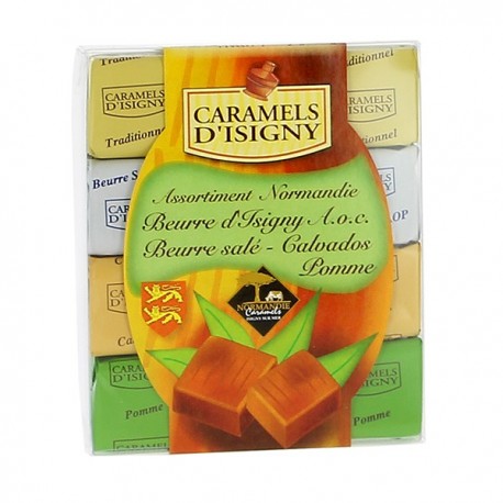 Etui caramels d'Isigny assortiment Normandie 108 g