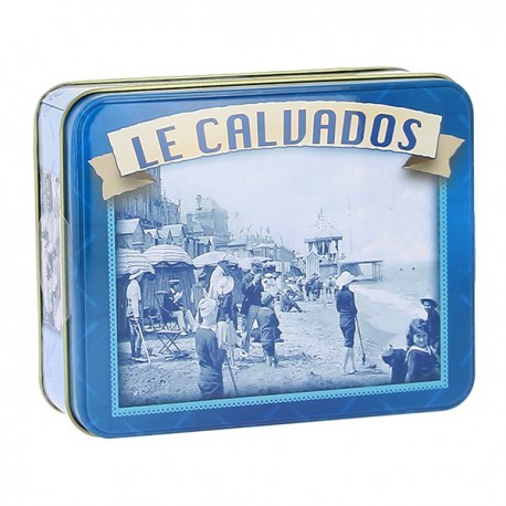 Boite Calvados caramels d'Isigny assortiment Normandie 150g