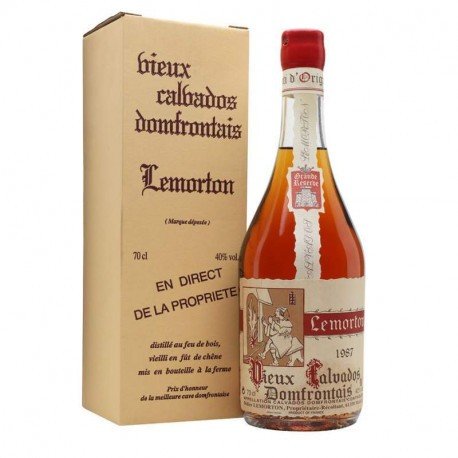 Calvados millésime 1989 Lemorton 70cl 40%