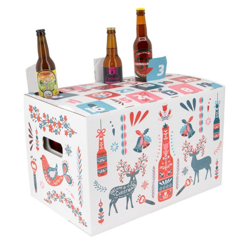 Pack de bières de Noël artisanales - Bio - 6,5% Vol. - Boutique Saveurs des  Sucs