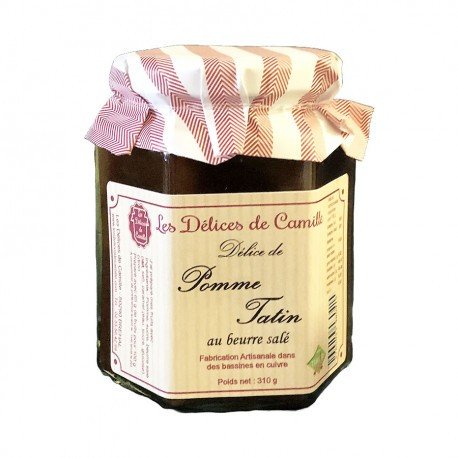Confiture pomme tatin au beurre salé - Les délices de Camille 310g