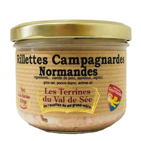 Rillettes Campagnardes Normandes La Chaiseronne 180g