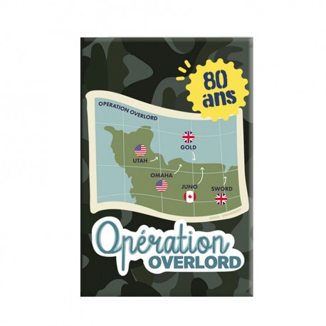 Magnet D-Day Opération Overlord Balades Normandes