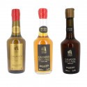 Trio de Calvados 5, 10 et 15 ans d'âge 3x35cl Grandval