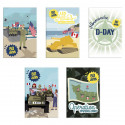 Lot de 5 magnets D-Day Balades Normandes