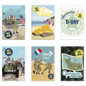 Lot de 5 magnets D-Day Balades Normandes