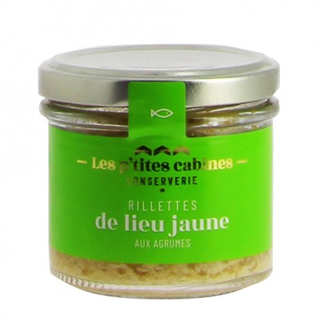 Rillettes de lieu jaune aux agrumes