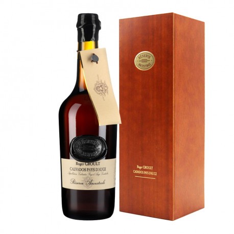 Coffret Bois Calvados Réserve Ancestrale Groult