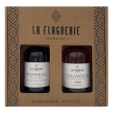 Coffret découverte Calvados et Pommeau 2x20cl Domaine de la Flaguerie