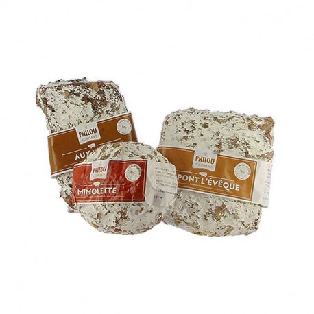 Lot de 3 saucissons secs Le philou normand 3x220g