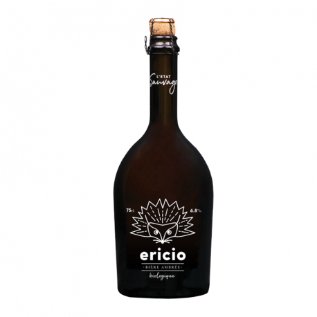 Etat sauvage bière ambrée Ericio 75cl 6.8%