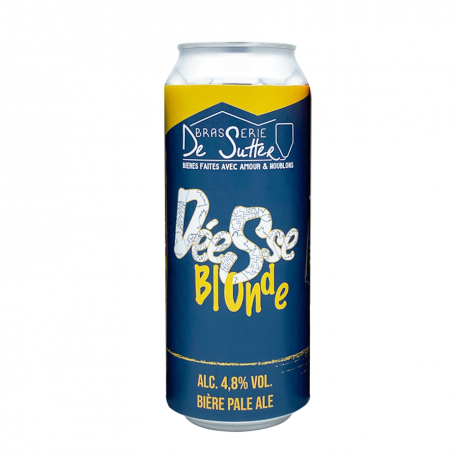 Cannette déesse bière blonde 50cl 4.8%