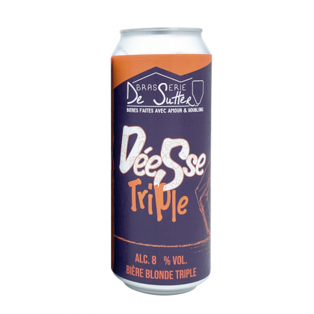 Cannette déesse bière triple IPA 50cl 8%