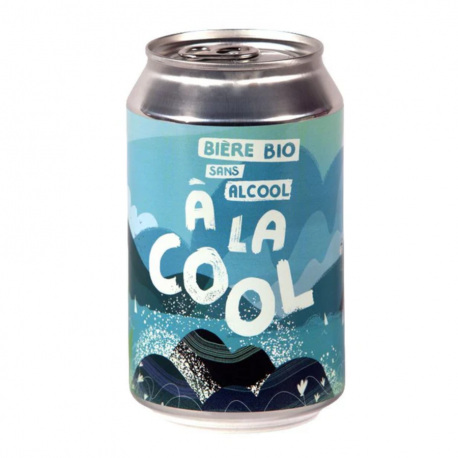 Bière sans alcool bio A la cool 33cl 0.3%