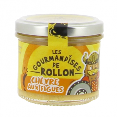 Tartinable chèvre figues Gourmandises de Rollon 100g