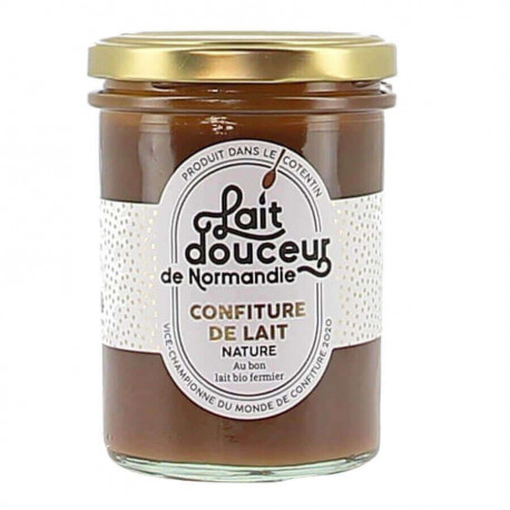 Confiture de lait nature 250g - ferme d'Auréville