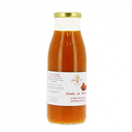 Coulis de tomate bio Les jardins du CEP 50cl