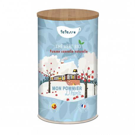 Thé vert bio pomme cannelle - Mon pommier d'hiver - Tatasse 100g