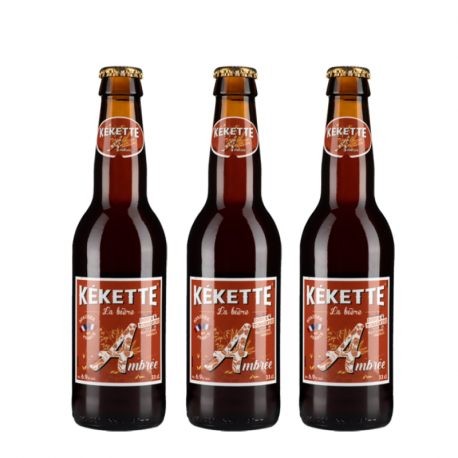 Kékette bière ambrée Lot 3x33cl 6.9%