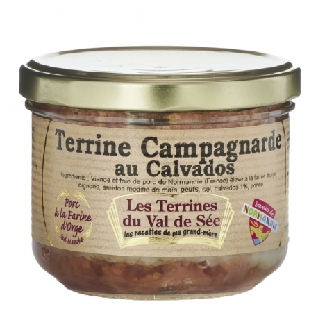 Terrine campagnarde au Calvados 190g La Chaiseronne