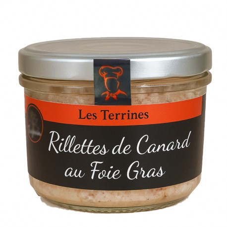 Rillettes de canard au foie gras