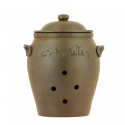 Pot bombé pour échalotes 800g Poterie Turgis