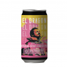 Bière canette El Dragon Imperial stout finish porto Brewmaker 33cl 9%