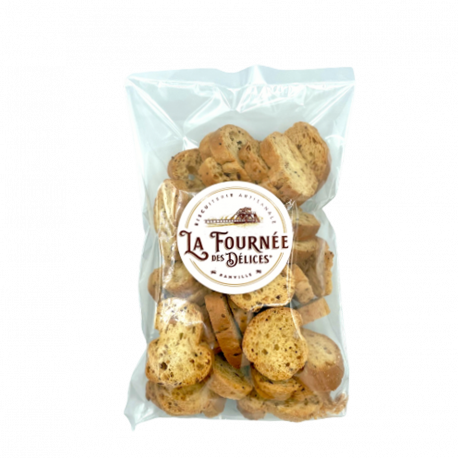 Les mini-toasts aux 8 céréales 70g La Fournée des délices