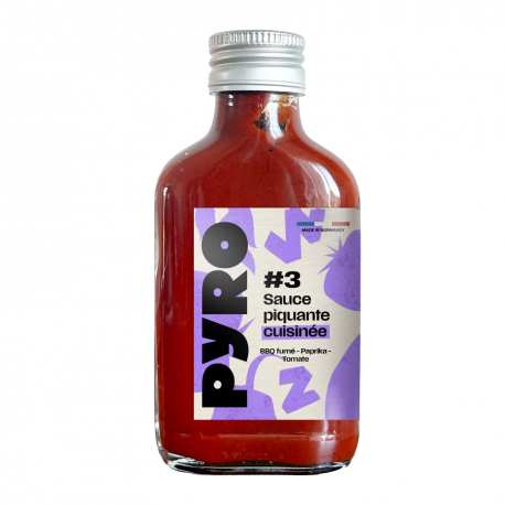 Sauce piquante Barbecue Paprika Tomate 10cl Pyro