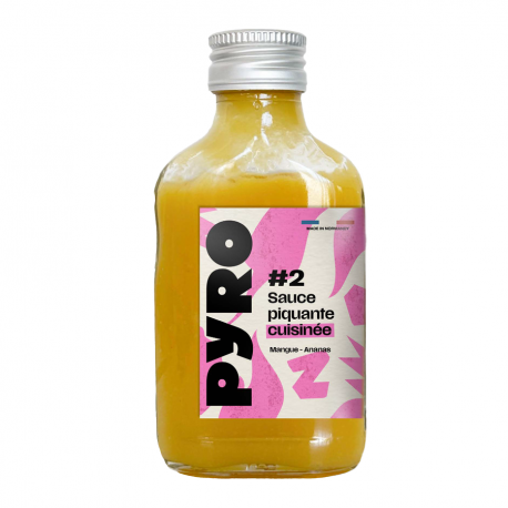Sauce piquante Mangue Ananas 10cl Pyro