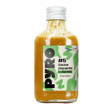 Sauce piquante Curry Madras 10cl Pyro