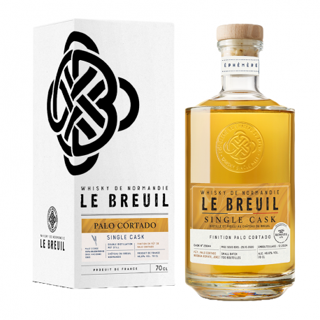Whisky Single Cask - Palo Cortado fût n°23044 - Breuil 48,6% 70cl