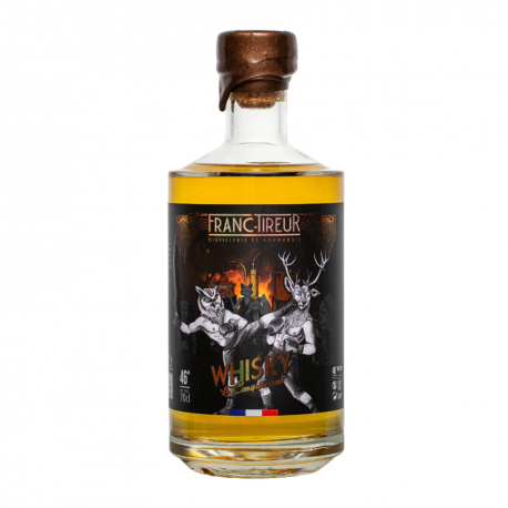 Whisky Le Conquérant pur malt Franc-Tireur 70cl 46%