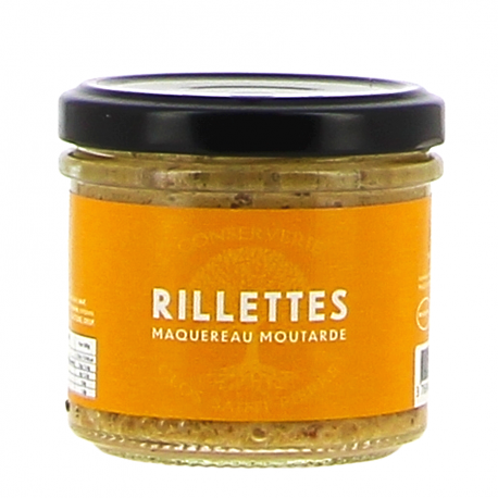 Rillettes maquereau moutarde Le Clos Saint-Pierre 100g