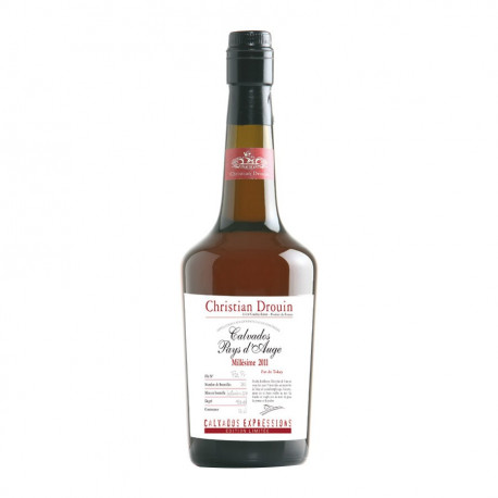 Calvados 6 ans fût de Xeres Drouin 45% 70cl