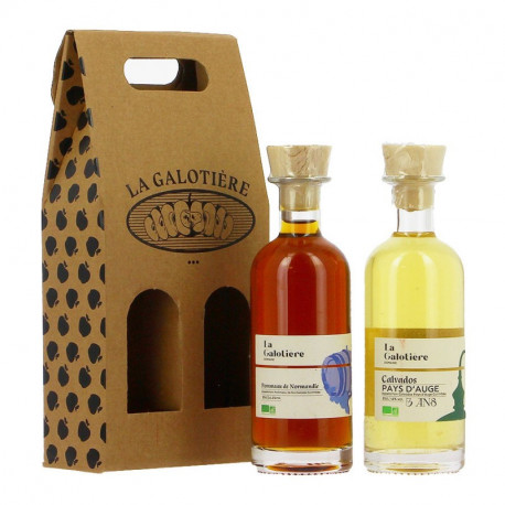 Duo découverte Calvados et Pommeau La Galotière 2x20cl