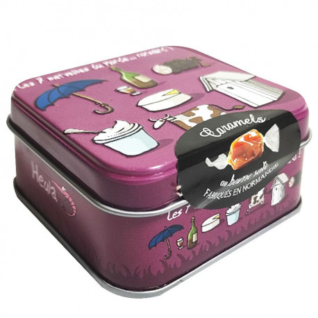 Boite de caramels 7 Merveilles du Monde 45g Heula