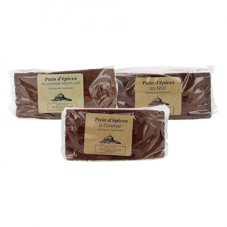 Assortiment de pains d'épices Manoir des Abeilles 3x250g