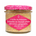 Rillettes de dorade, crevette, citron vert et gingembre 90g Atelier du Poissonnier