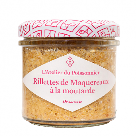 Rillettes de maquereaux à la moutarde 90g Atelier du Poissonnier