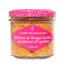 Rillettes de rouget barbet au piment d'Espelette 90g Atelier du Poissonnier