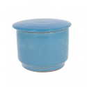 Beurrier à eau en grès bleu clair 500ml