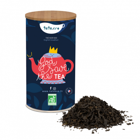 Thé noir bio English Breakfast - God Save the Tea - Tatasse