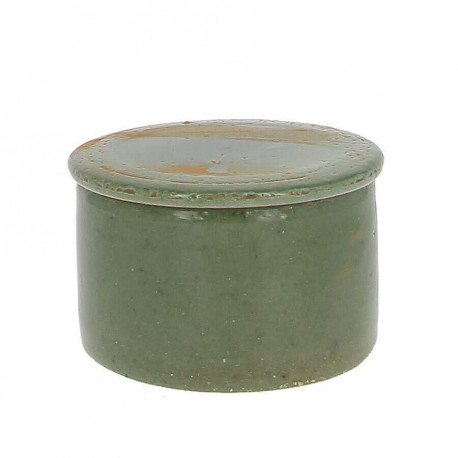 Beurrier à eau en grès vert 210ml