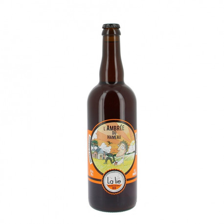 Bière bio L'ambrée du hameau 75cl 6%
