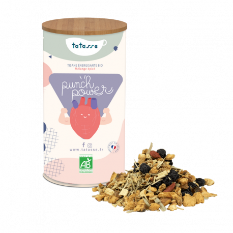 Tisane bien-être bio énergisante - Punch Power - Tatasse