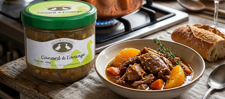 Canard à l'orange La Houssaye 400g