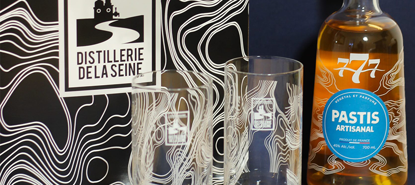 Coffret Pastis avec 2 verres dégustation